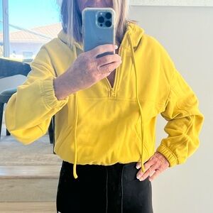 Alo cropped half zip pullover